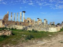 Vista trasera templo capitolino Vista trasera templo capitolino