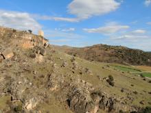 Asentamiento sobre la ladera