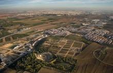 Vista aérea de Itálica Vista aérea