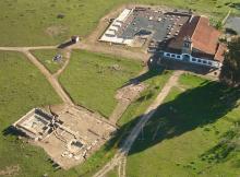 Vista aérea Turóbriga desde el cielo