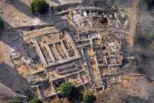 Vista cenital de la excavación Vista cenital de la excavación