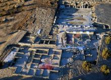 Vista aérea del conjunto romano Vista aérea del conjunto romano