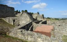 Restos villa Veranes Restos villa Veranes